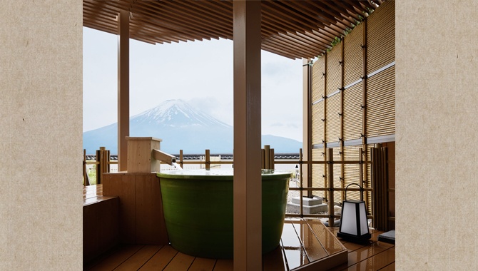 露天風呂付客室（富士山側 12畳タイプ）イメージ