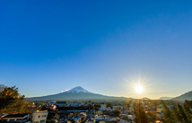 屋上からの富士山