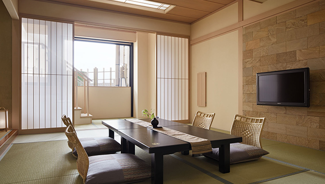 露天風呂付客室（富士山側 12畳タイプ）イメージ