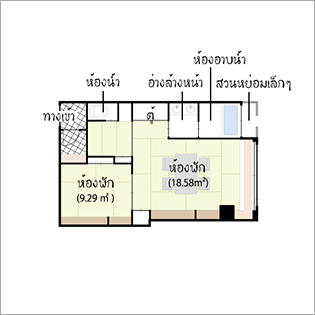 แผนผังห้องพัก