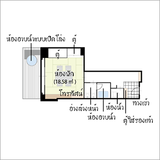 แผนผังห้องพัก