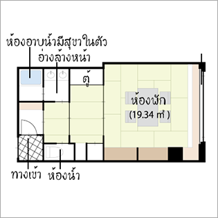 แผนผังห้องพัก