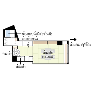 แผนผังห้องพัก