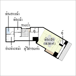 แผนผังห้องพัก