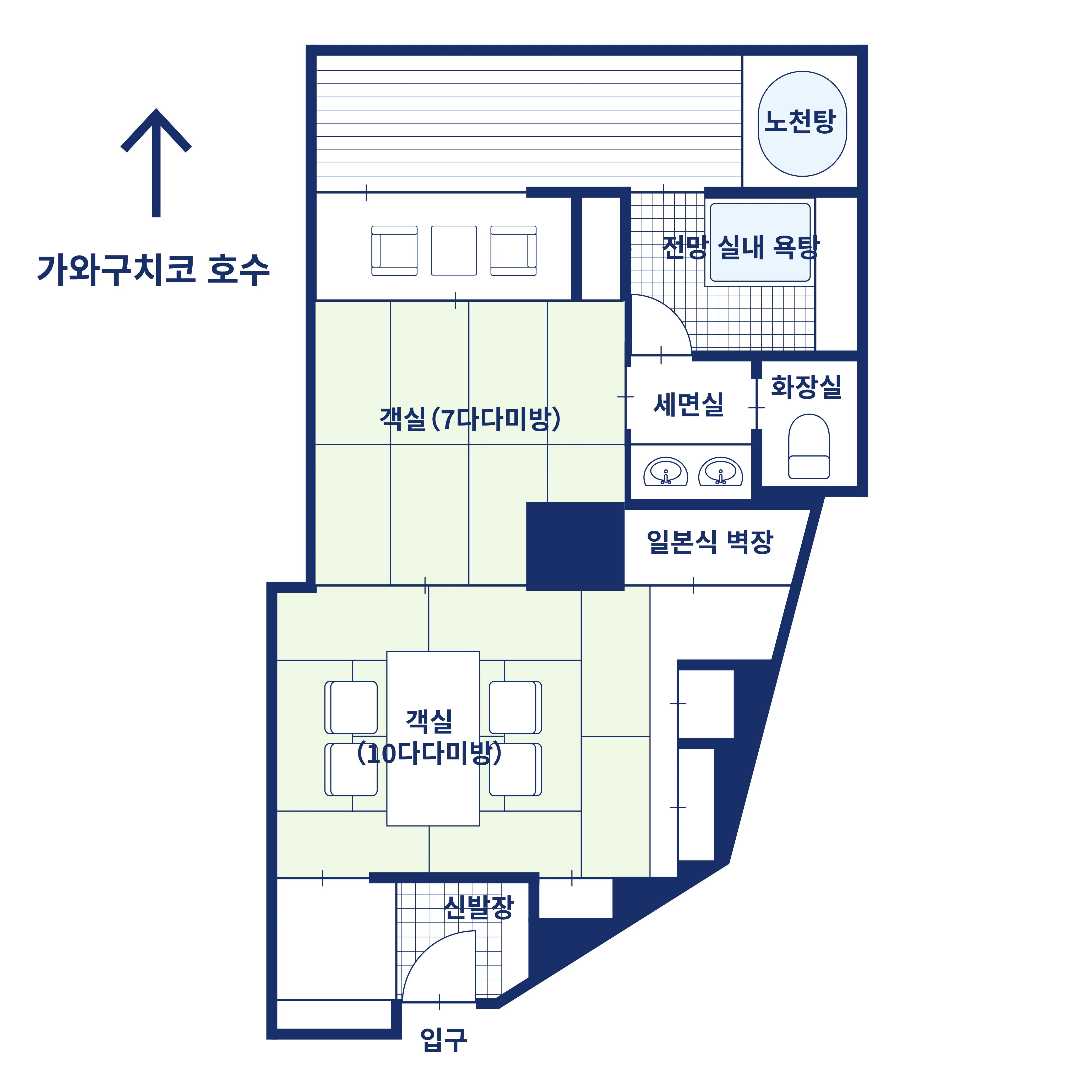 객실 평면도