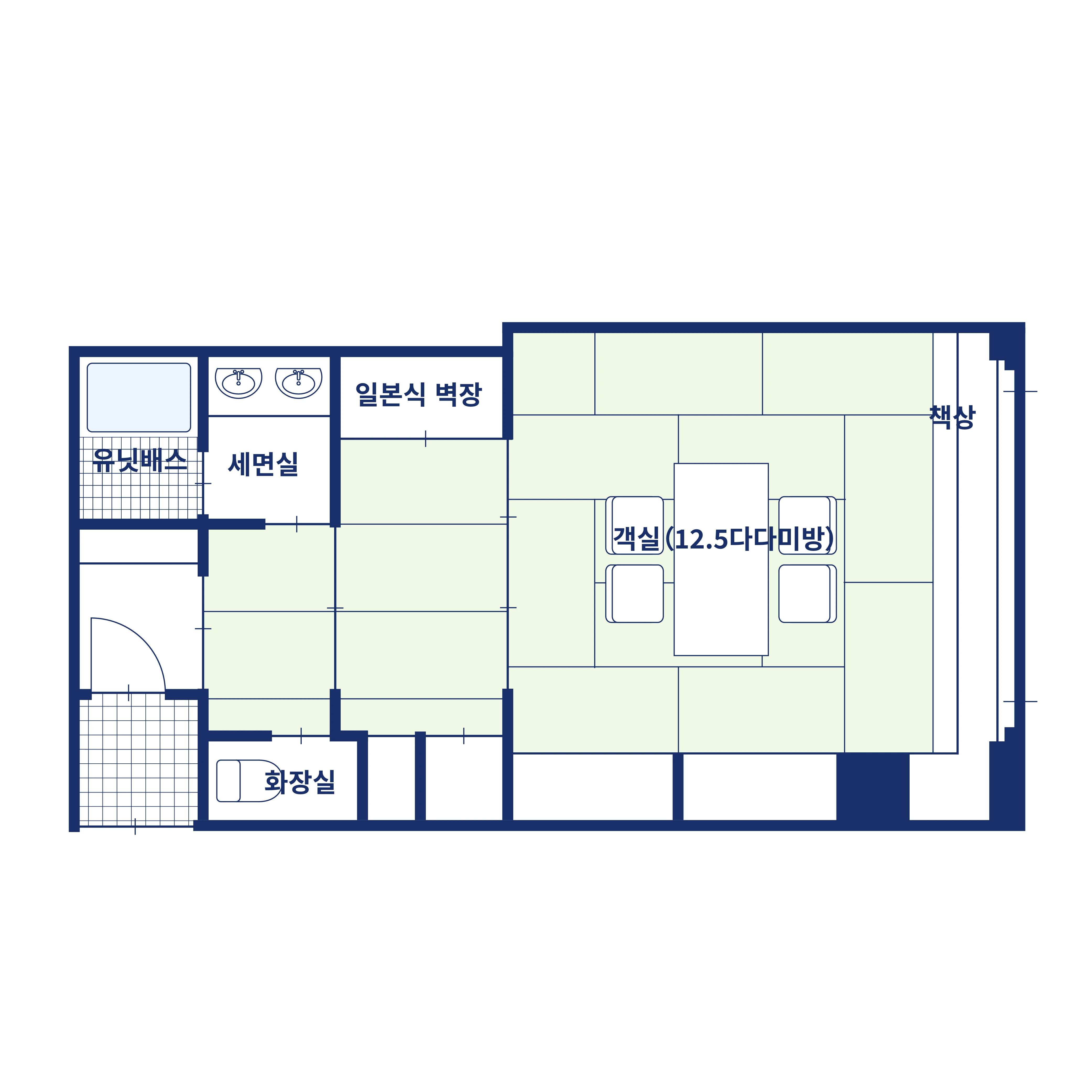 객실 평면도