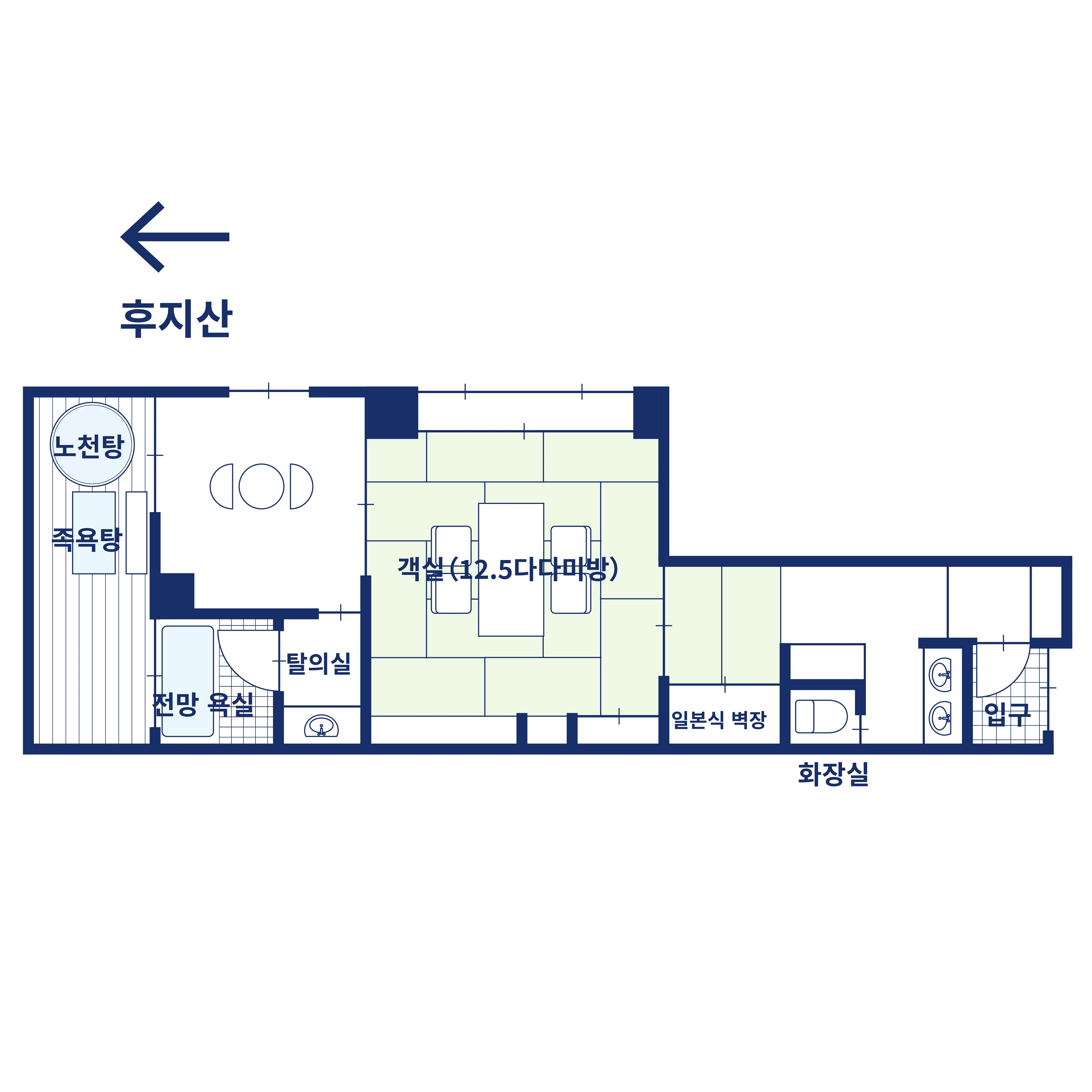 객실 평면도